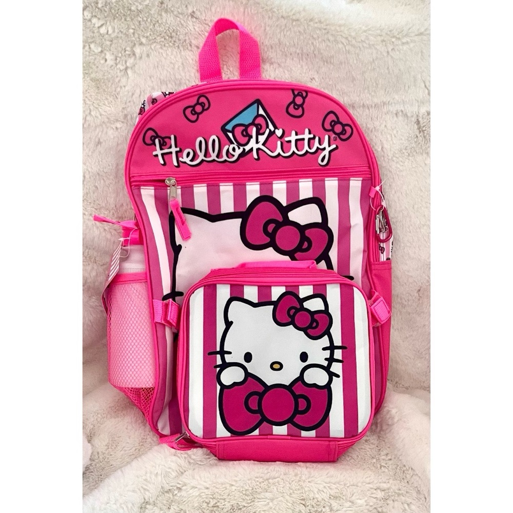 Sanrio Hello Kitty Pink& White Backpack/Lunch Bag🌸